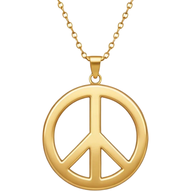 peace necklace emoji