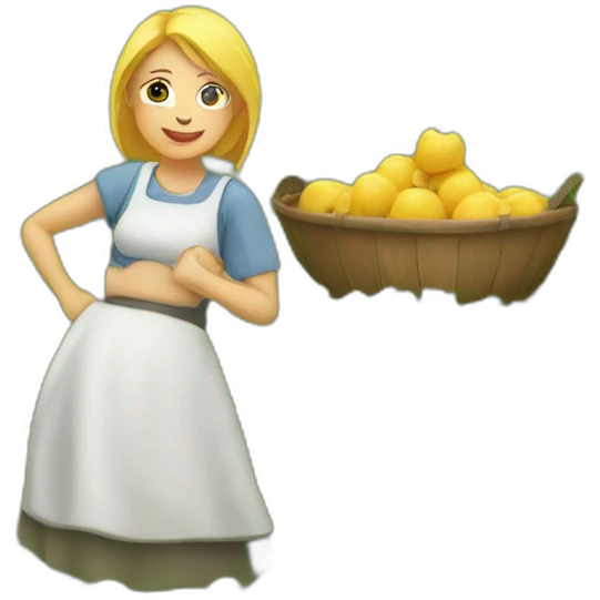 Mama auf dem Feld emoji