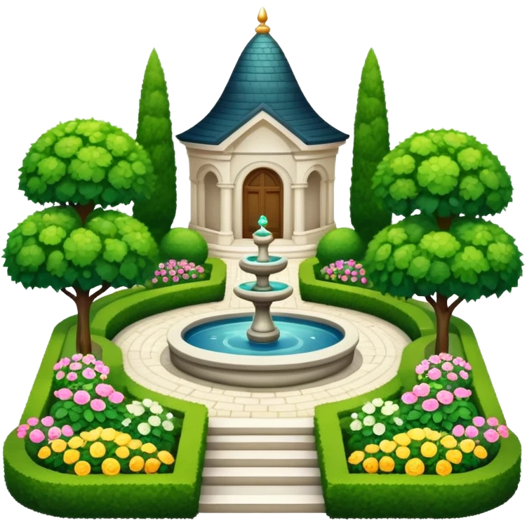 Fancy deluxe garden emoji