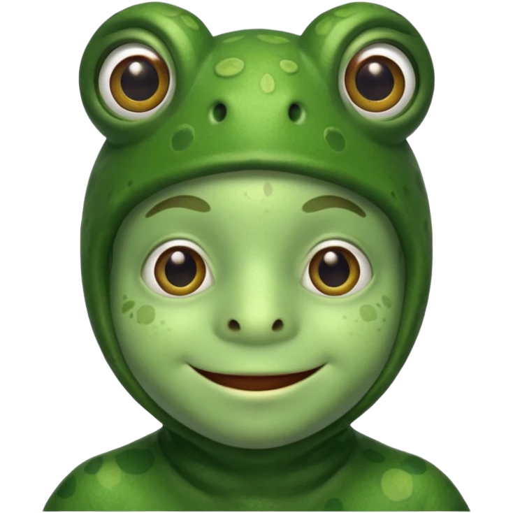 man in frog costume  emoji