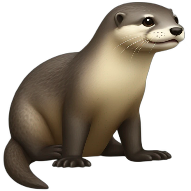 Loutre sur tortu emoji