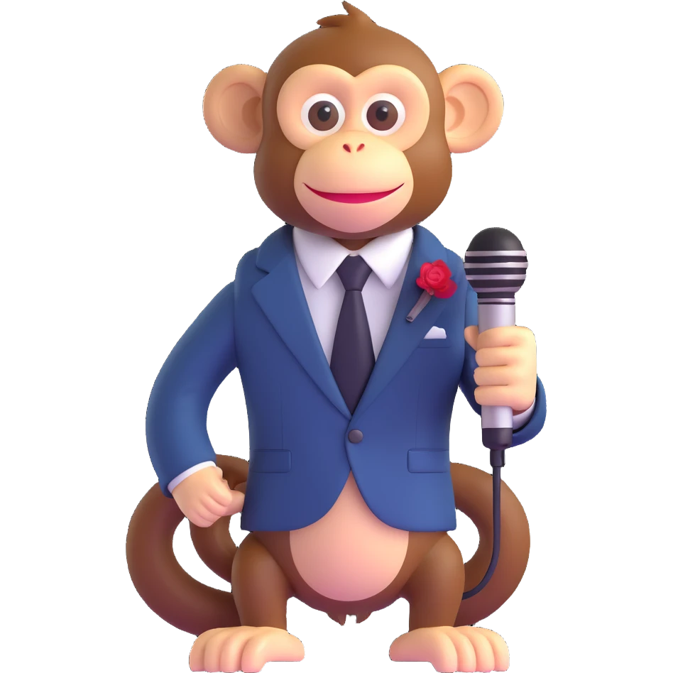 interview monkey emoji
