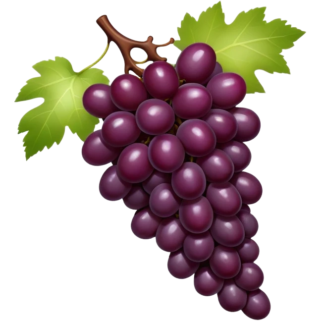 Uvas con chocolate  emoji