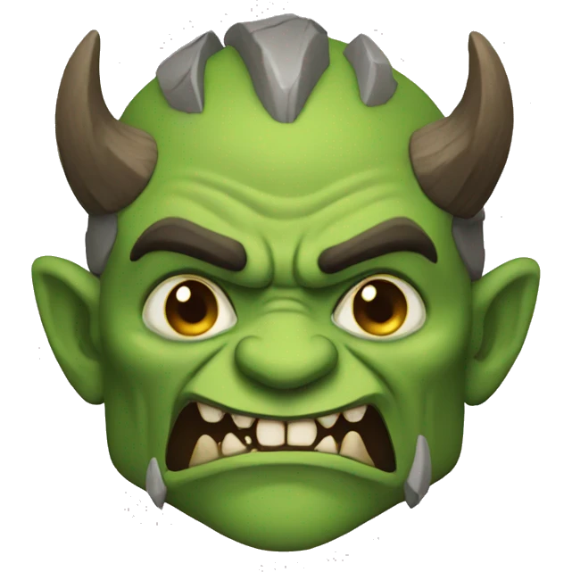 orc with fangs emoji
