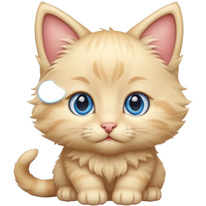 blonde kitten emoji