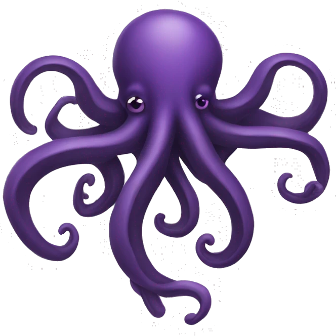 black-purple tentacles emoji