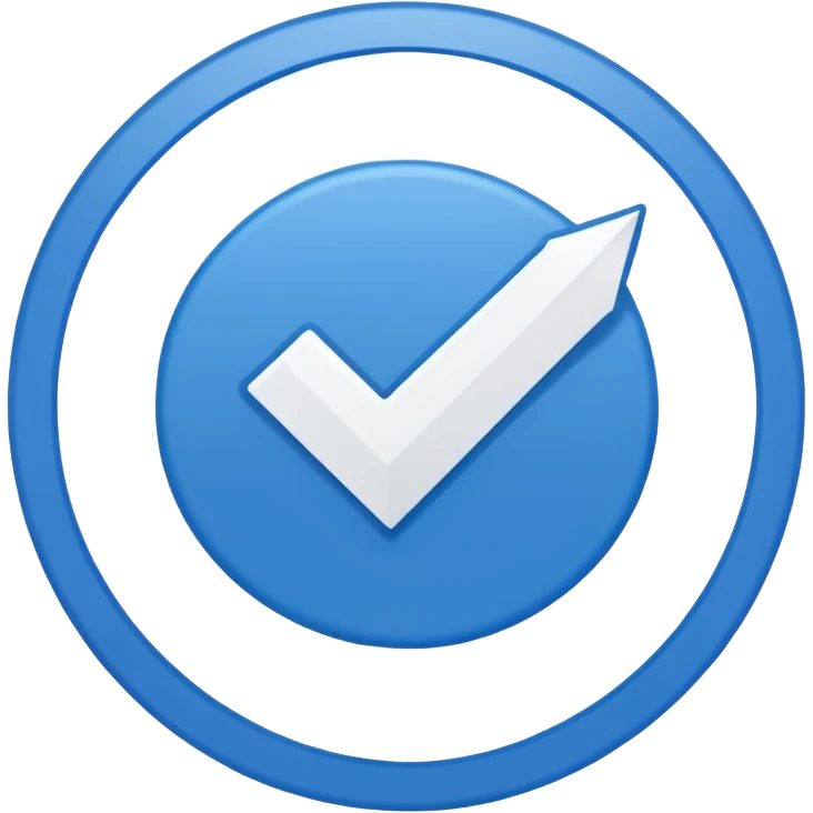 Mack a one Instagram blue tick in circle and aroows emoji