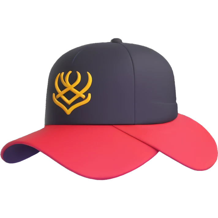 landak dengan topi emoji