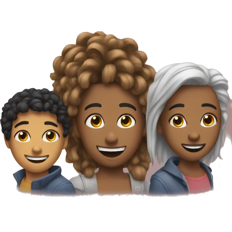 3 best friends emoji