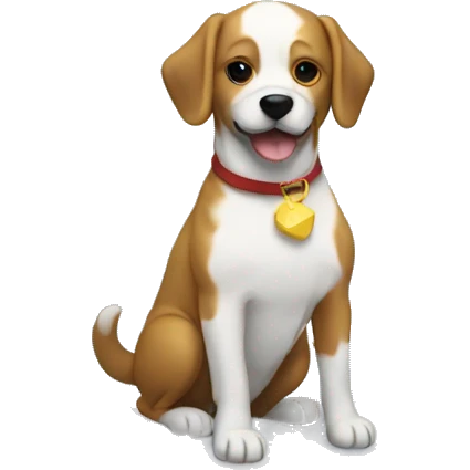 Dog snow globe  emoji