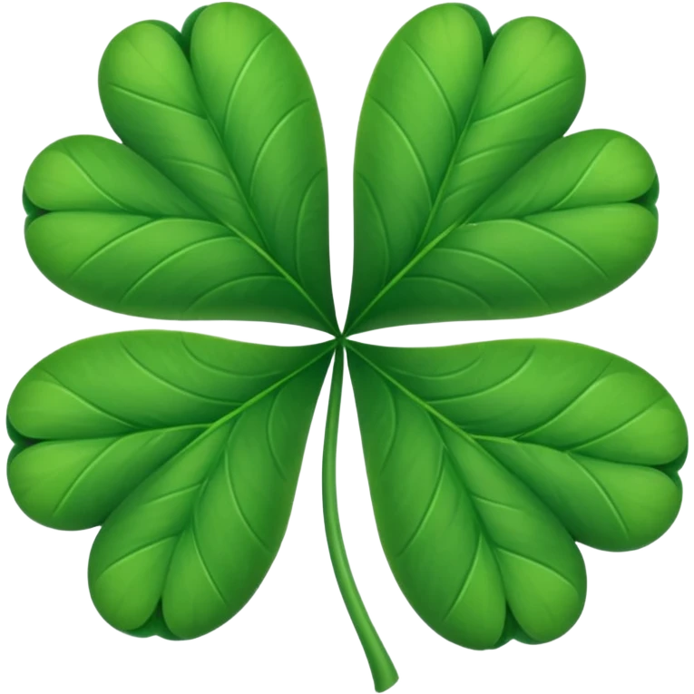 clover with 5 leaves emoji
