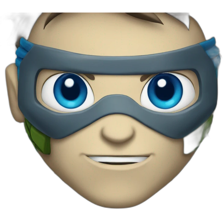 TMNT 2012 Leonardo with blue eyes emoji