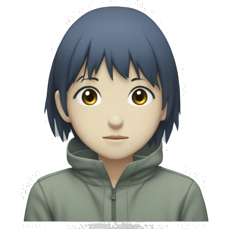 Line Ikora character from anime Serial Experiments Lain emoji