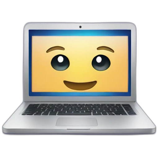 laptop screen emoji