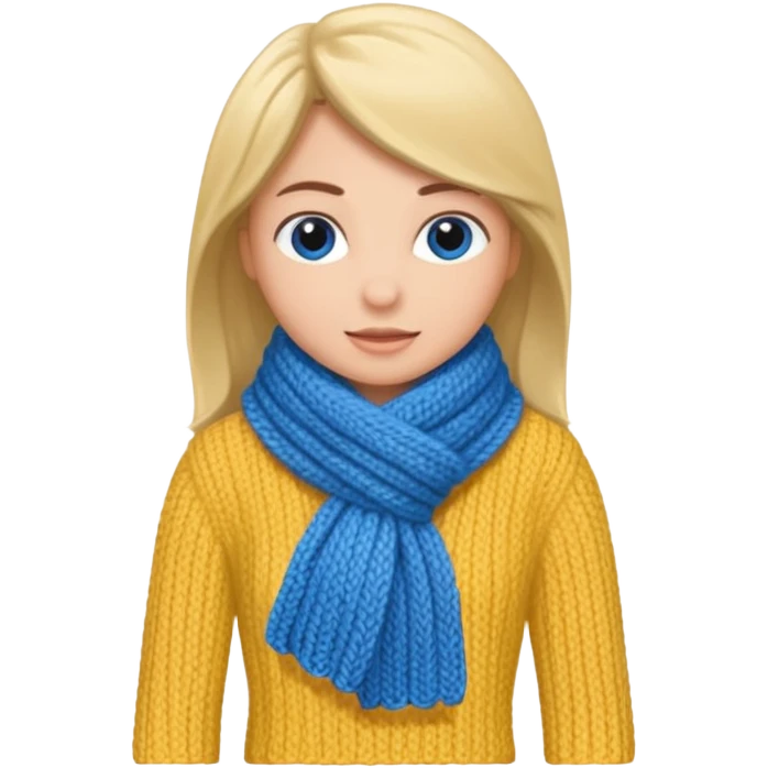 blue scarf emoji