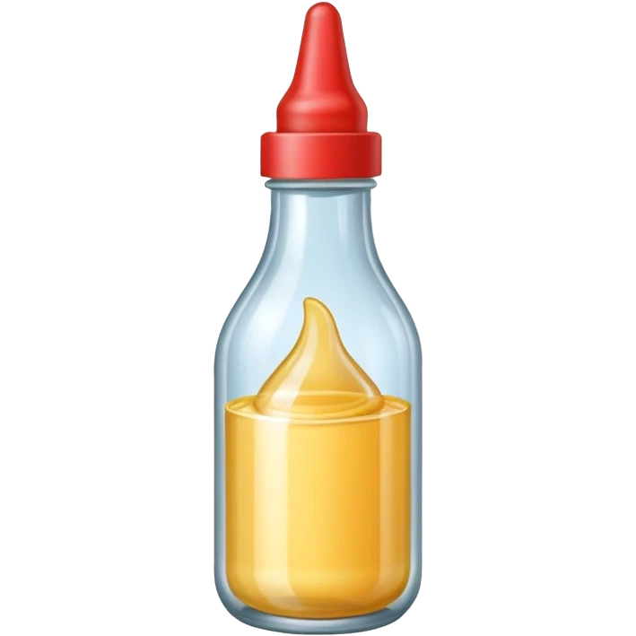 Condom on bottle emoji