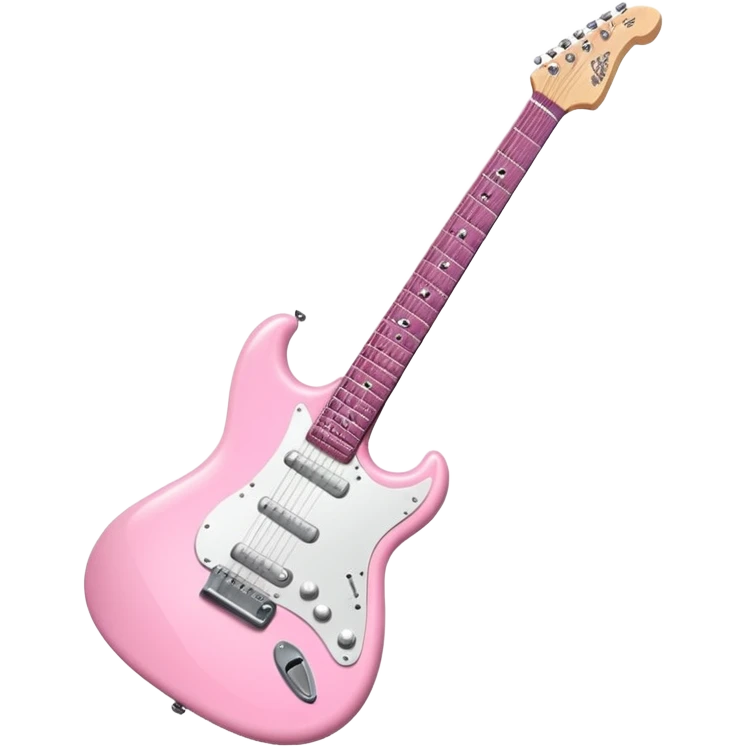 Baby Pink electric Guitar emoji