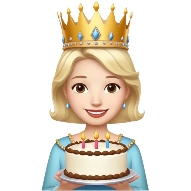Birthday queen emoji
