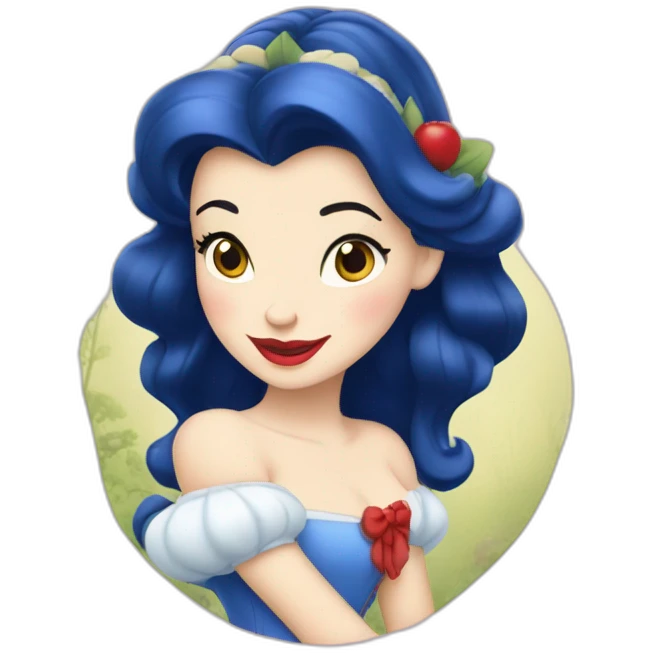 Blanche neige emoji