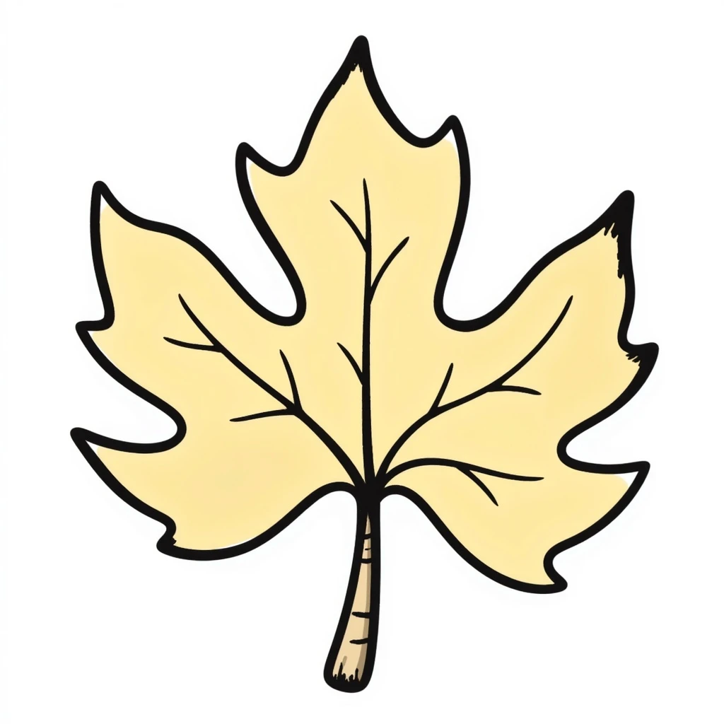 golden birch leaf emoji