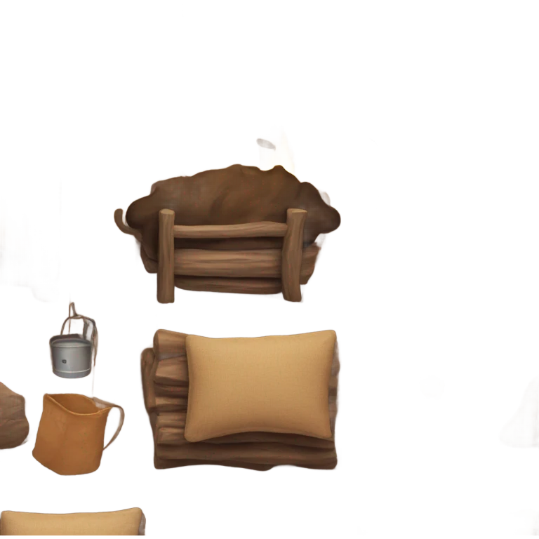 Cozy cabin emoji