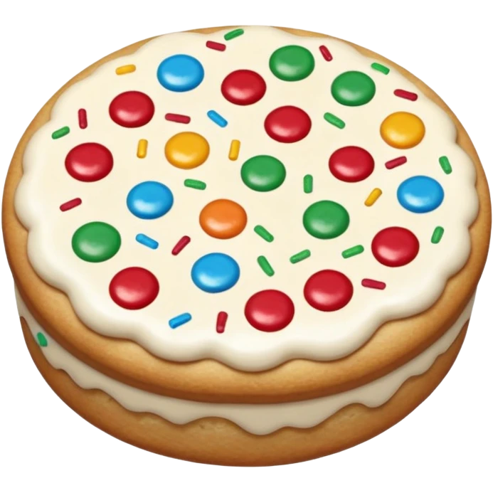 an aesthetic christmas cookie emoji