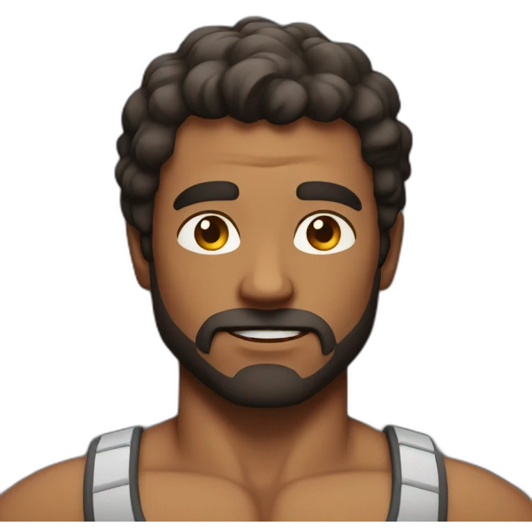A man with a lot of muscle emoji