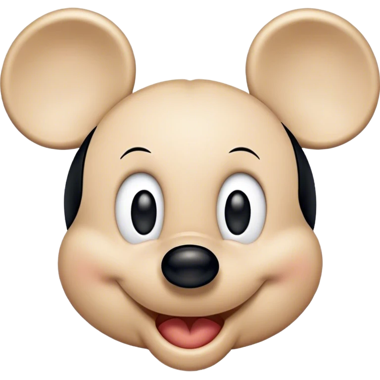 Mickey Mouse, cross eyed emoji