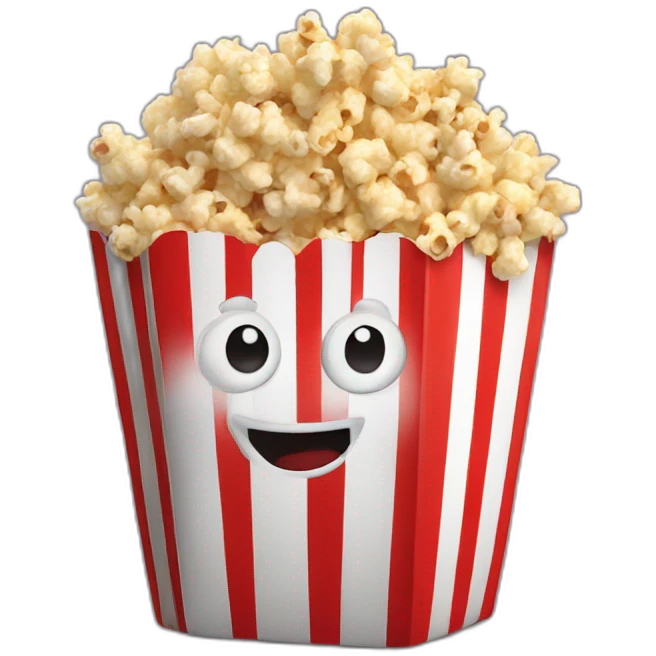 popcorn, cinema emoji