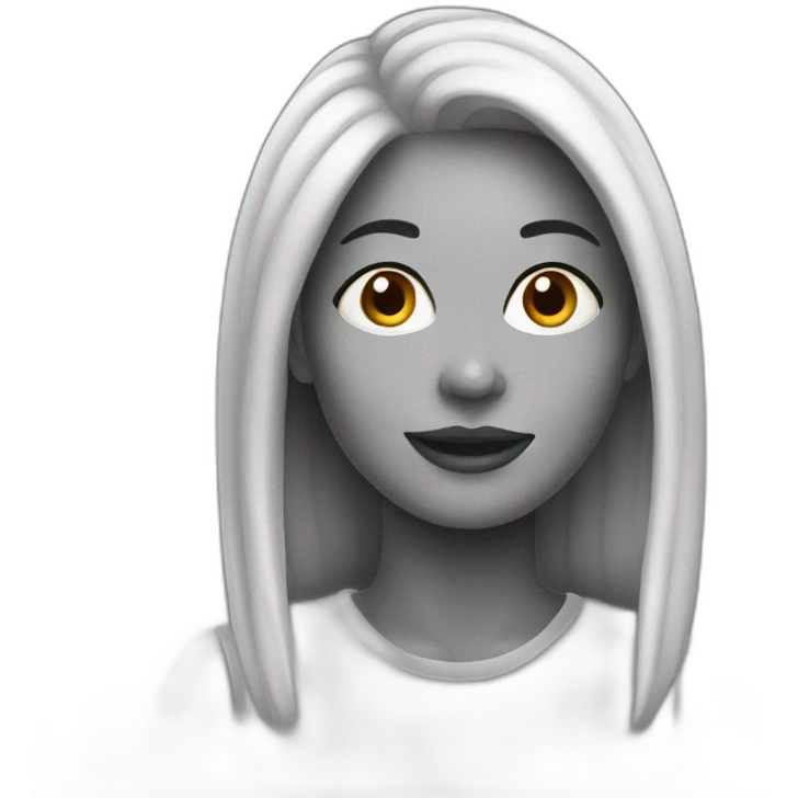 Woman black emoji