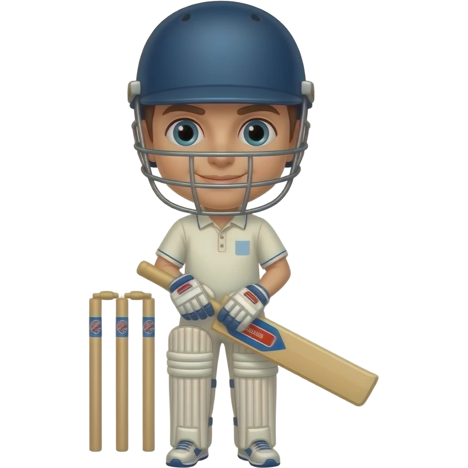 wicket keeper back to wickets emoji