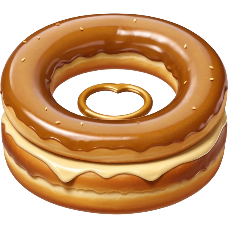 maple bar rectangular donut like pastry without a hole emoji