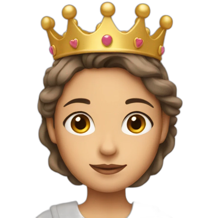 crown girl  emoji