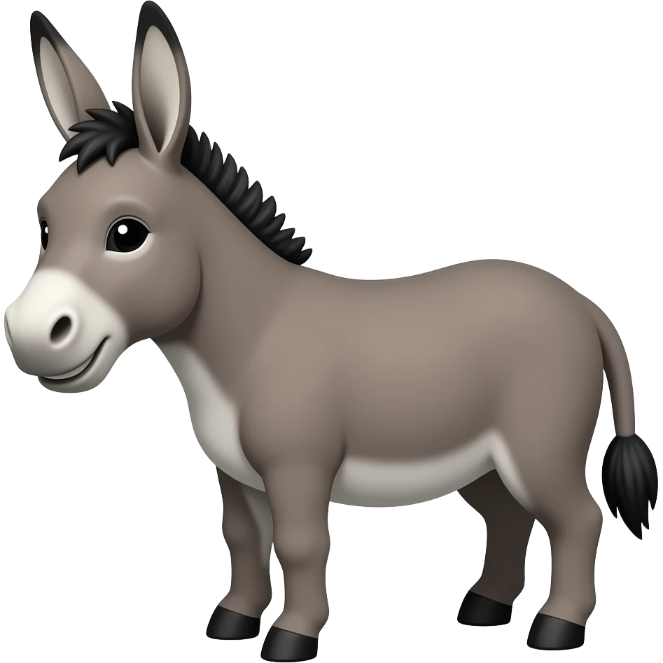 Donkey as an Among Us character emoji