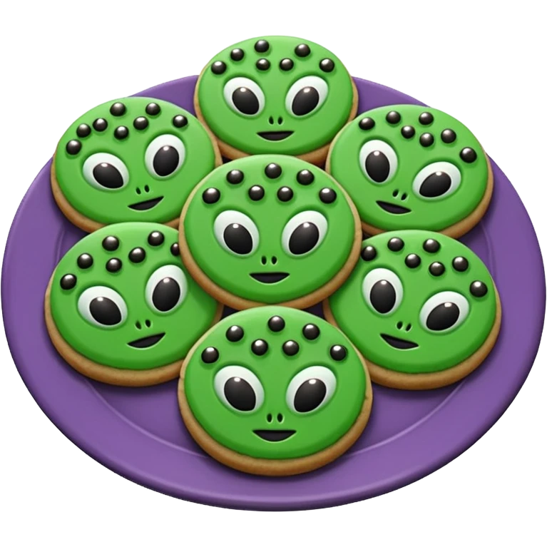 alien cookies emoji