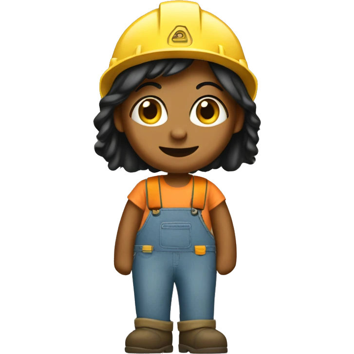 Bob the constructer but female and black emoji