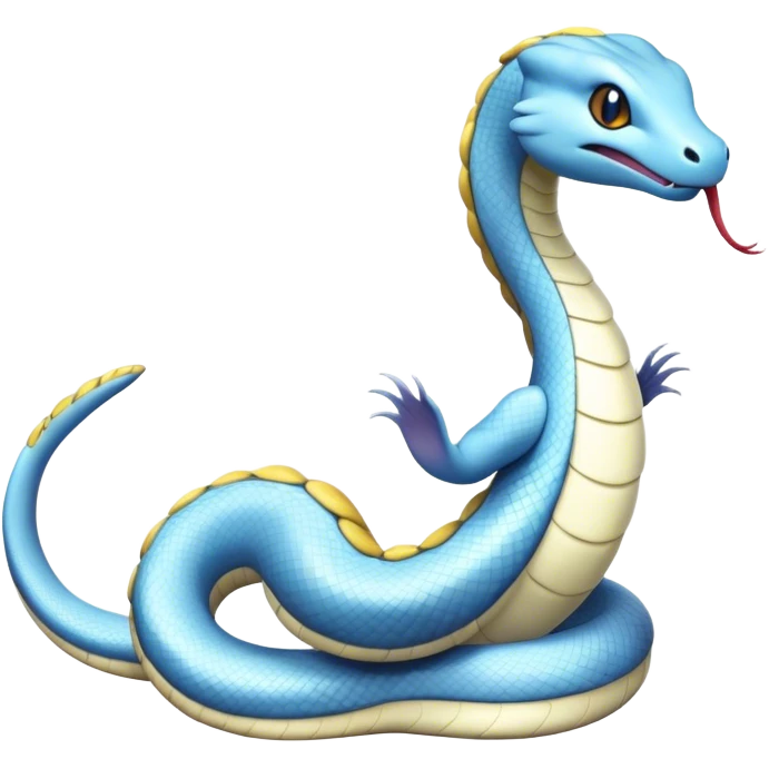 Seviper-Dragonair-Dratini-Snake-hybrid, full body, no legs emoji