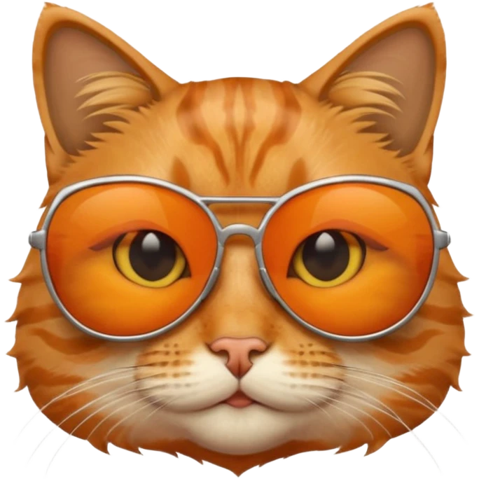 Cat wearing sunglasses emoji