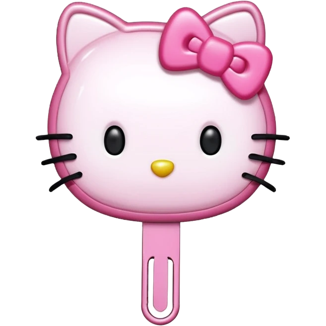 Hello Kitty hairpin emoji