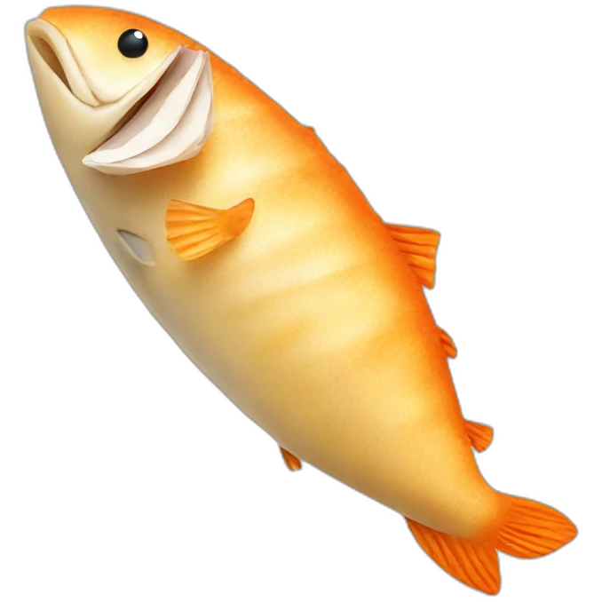 fish with a baguette emoji