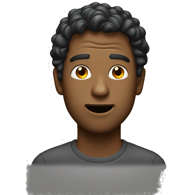 weird guy who won’t stop staring  emoji