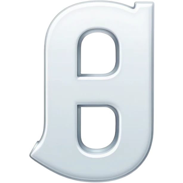 the white letter I



 emoji