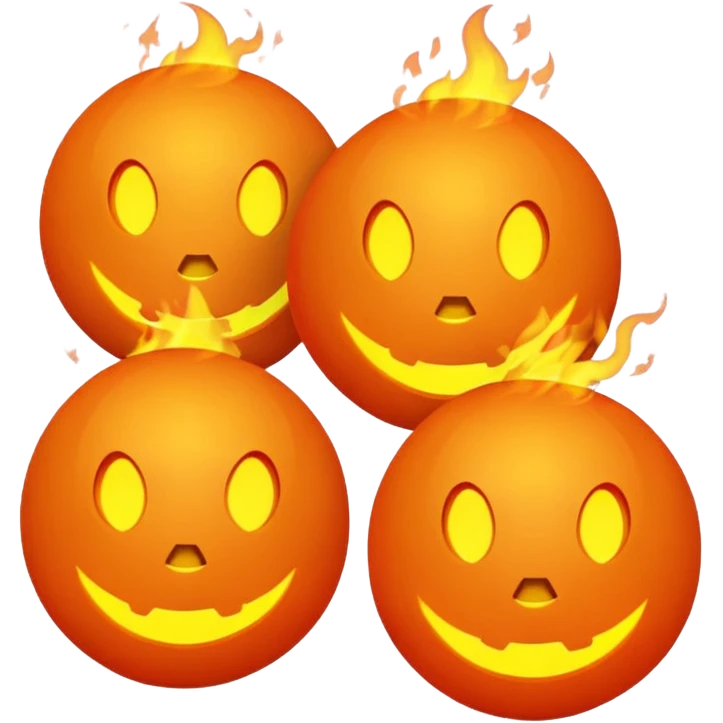 fireballs no face emoji
