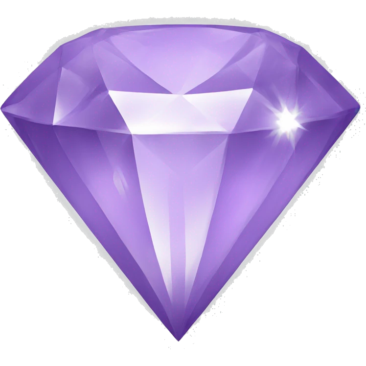 light purple diamond emoji