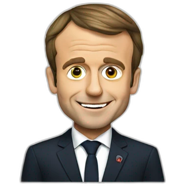 Emmanuel Macron en colère emoji