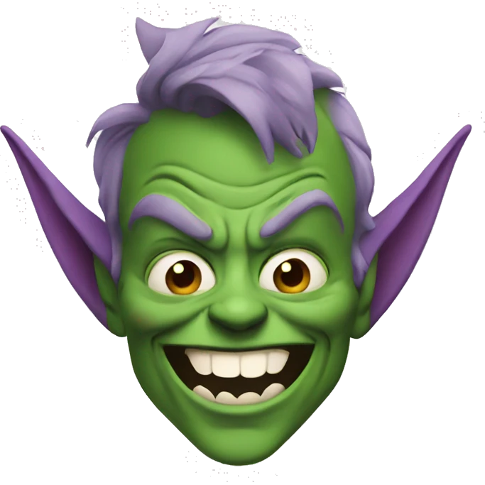 Happy Green Goblin  emoji