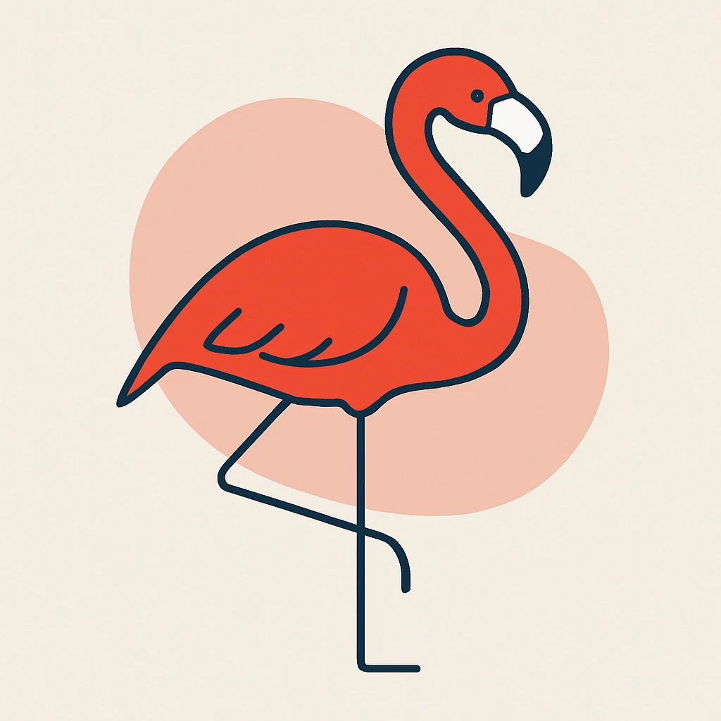flamingo emoji