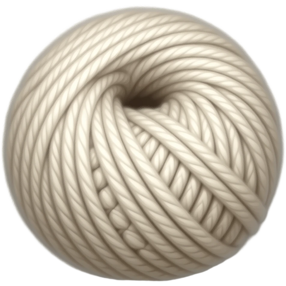 Extremely fluffy line emoji