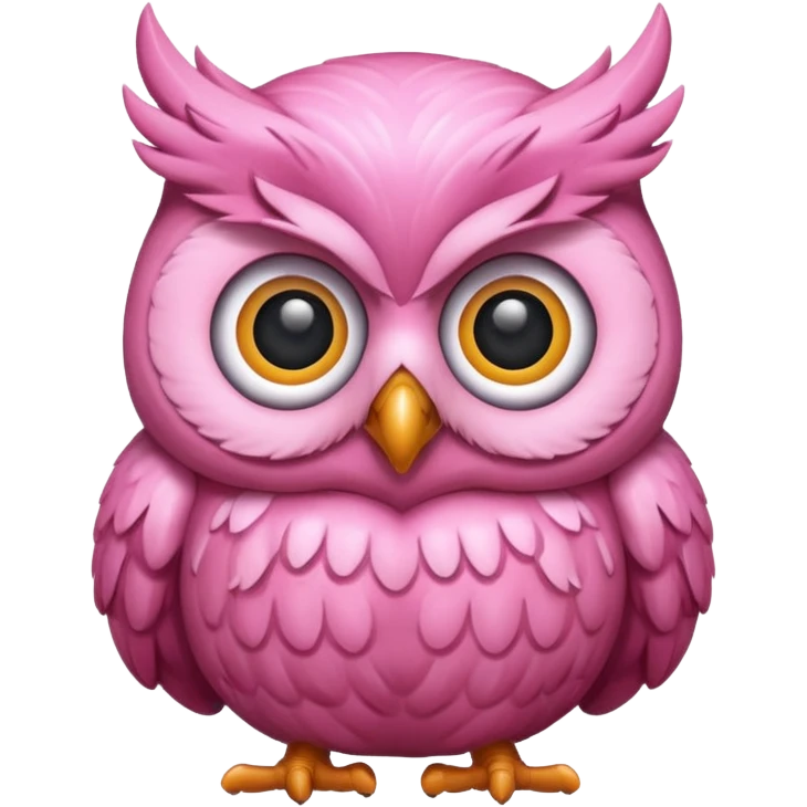 pink owl emoji