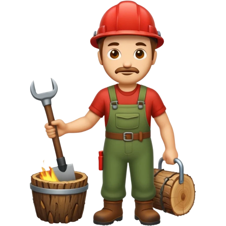 woodcutter emoji